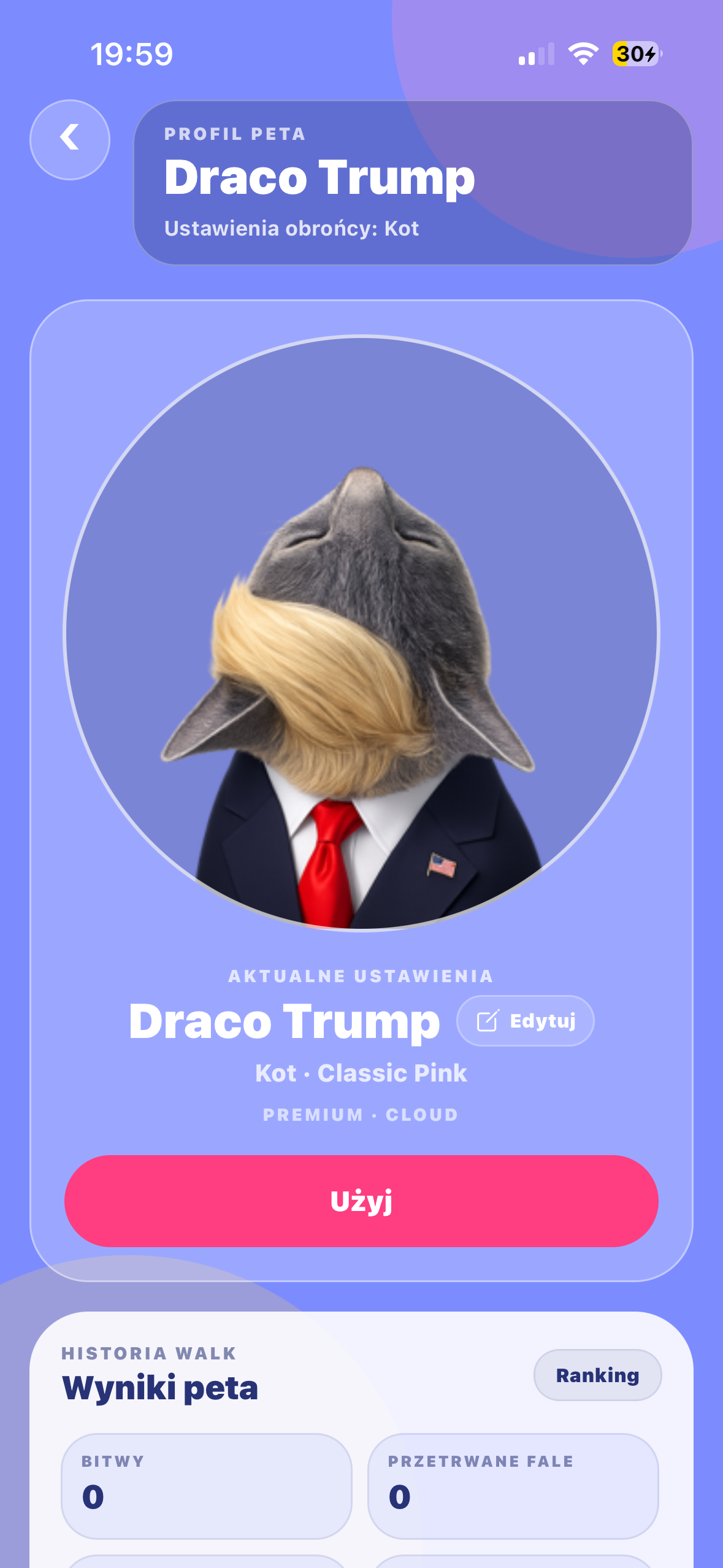 Draco Trump pet style